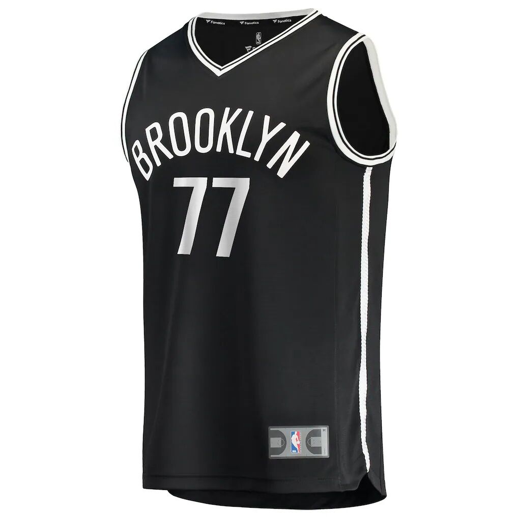 Ben Saraf Brooklyn Nets Fashion7 Fast Break Replica Jersey - Black - Icon Edition