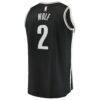Daniel Wolf Brooklyn Nets Fashion7 Fast Break Replica Jersey - Black - - Detail View