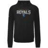 Kansas City Royals Levelwear Mandate Carve Tri-Blend Hoodie - Black - Side View