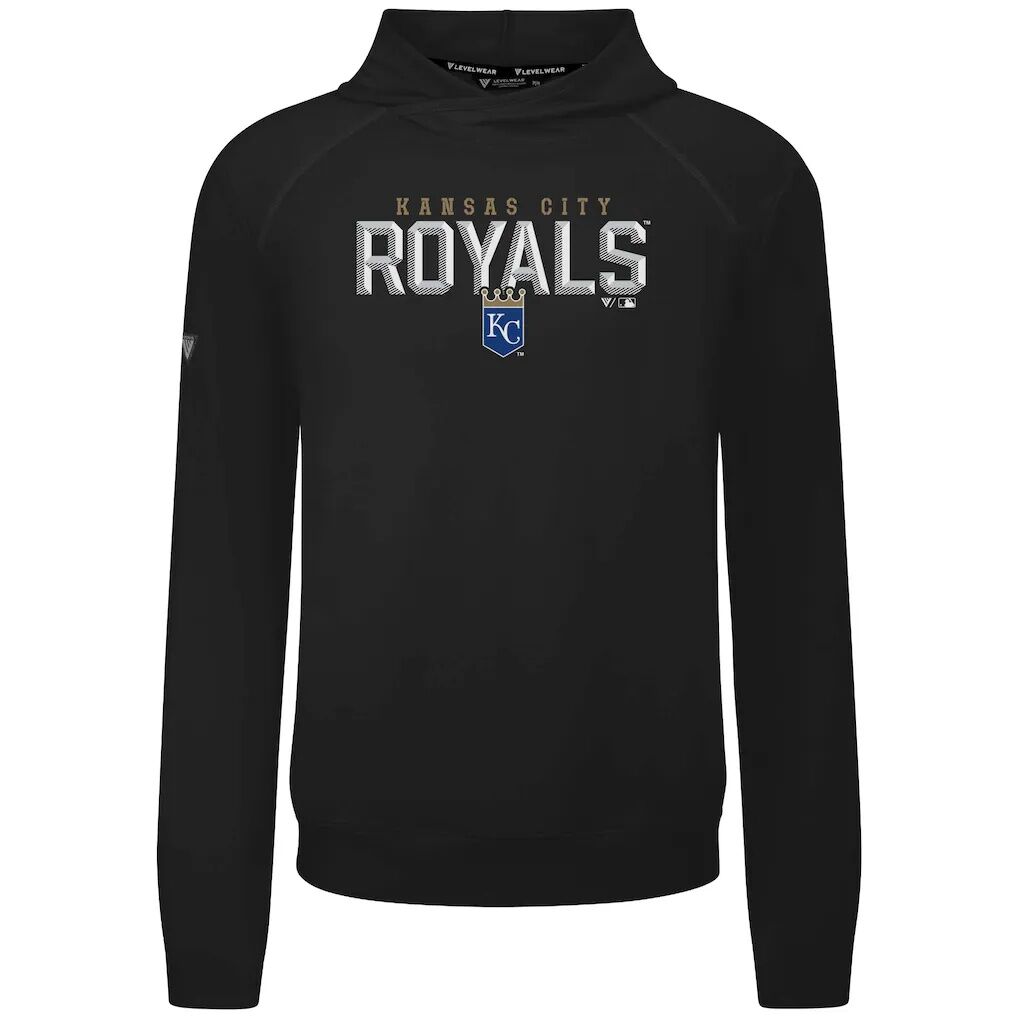 Kansas City Royals Levelwear Mandate Carve Tri-Blend Hoodie