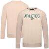 Athletics Levelwear Mandate Carve Tri-Blend Sweatshirt - Khaki - Back View