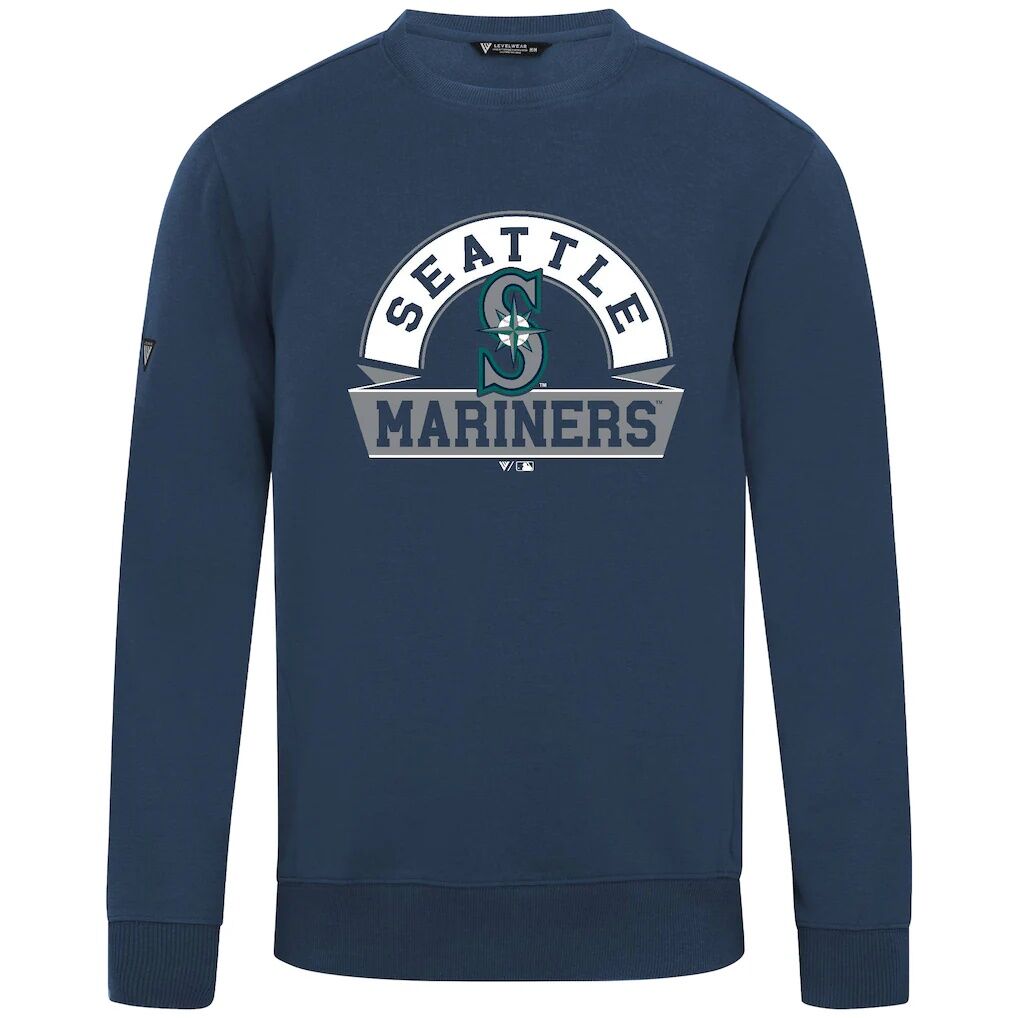 Seattle Mariners Levelwear Zane Banner Arch Sweatshirt