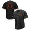 Tarik Skubal Detroit Tigers Profile Big & Tall Pop Fashion Jersey - Black - Front View