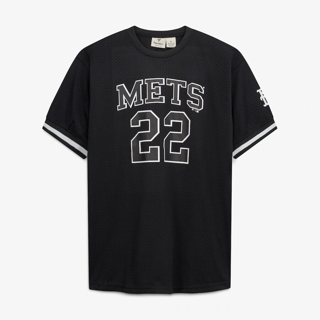Juan Soto New York Mets Fashion7 Big & Tall Heavyweight Mesh Jersey - Black/White