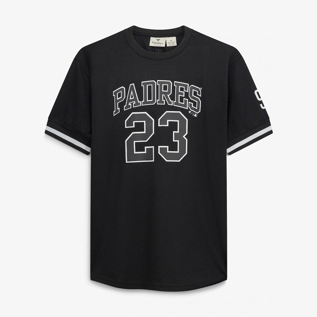 Fernando Tatis Jr. San Diego Padres Fashion7 Big & Tall Heavyweight Mesh Jersey - Black/White