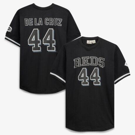 Elly De La Cruz Cincinnati Reds Fashion7 Big & Tall Heavyweight Mesh Jersey - - Front View