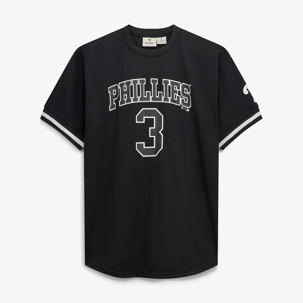 Bryce Harper Philadelphia Phillies Fashion7 Big & Tall Heavyweight Mesh Jersey - Black/White