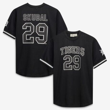 Tarik Skubal Detroit Tigers Fashion7 Big & Tall Heavyweight Mesh Jersey - - Front View