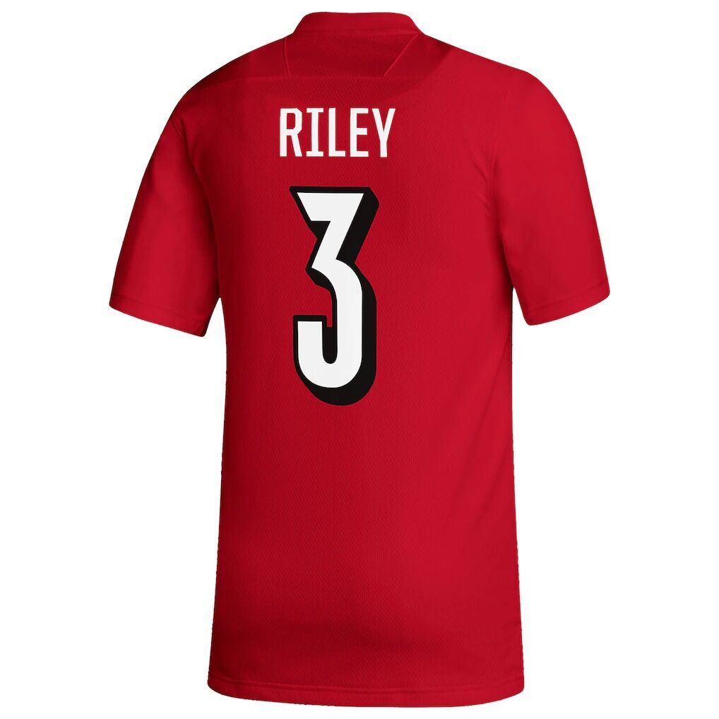 Quincy Riley Louisville Cardinals adidas Replica Football Alumni Jersey