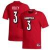 Quincy Riley Louisville Cardinals adidas Replica Football Alumni Jersey - Red - Front View