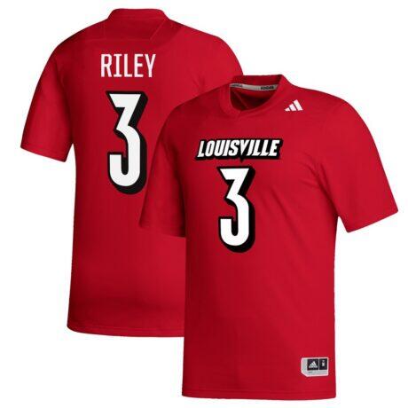 Quincy Riley Louisville Cardinals adidas Replica Football Alumni Jersey - Red - Front View