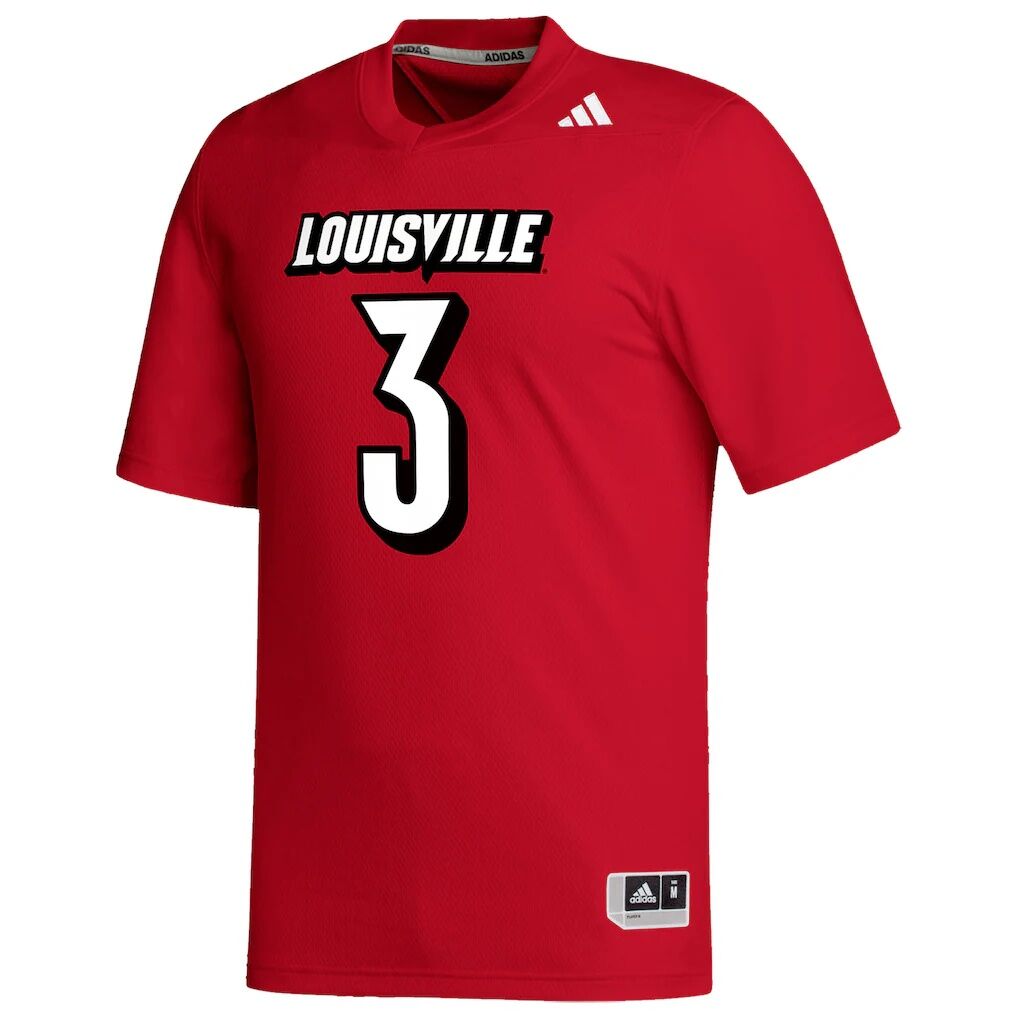 Quincy Riley Louisville Cardinals adidas Replica Football Alumni Jersey