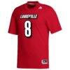 Lamar Jackson Louisville Cardinals adidas Replica Football Alumni Jersey - Red - Side View