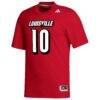 Jaire Alexander Louisville Cardinals adidas Replica Football Alumni Jersey - Red - Side View
