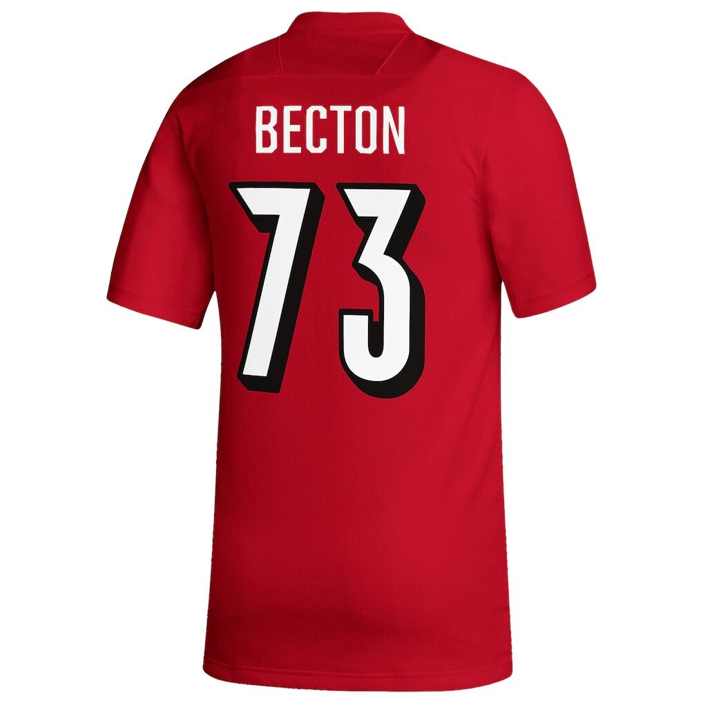 Mekhi Becton Louisville Cardinals adidas Replica Football Alumni Jersey