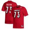 Mekhi Becton Louisville Cardinals adidas Replica Football Alumni Jersey - Red - Front View