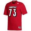 Mekhi Becton Louisville Cardinals adidas Replica Football Alumni Jersey - Red - Side View