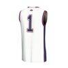 #1 Florida Atlantic Owls GameDay Greats Youth Lightweight Basketball Jersey - White - Detail View