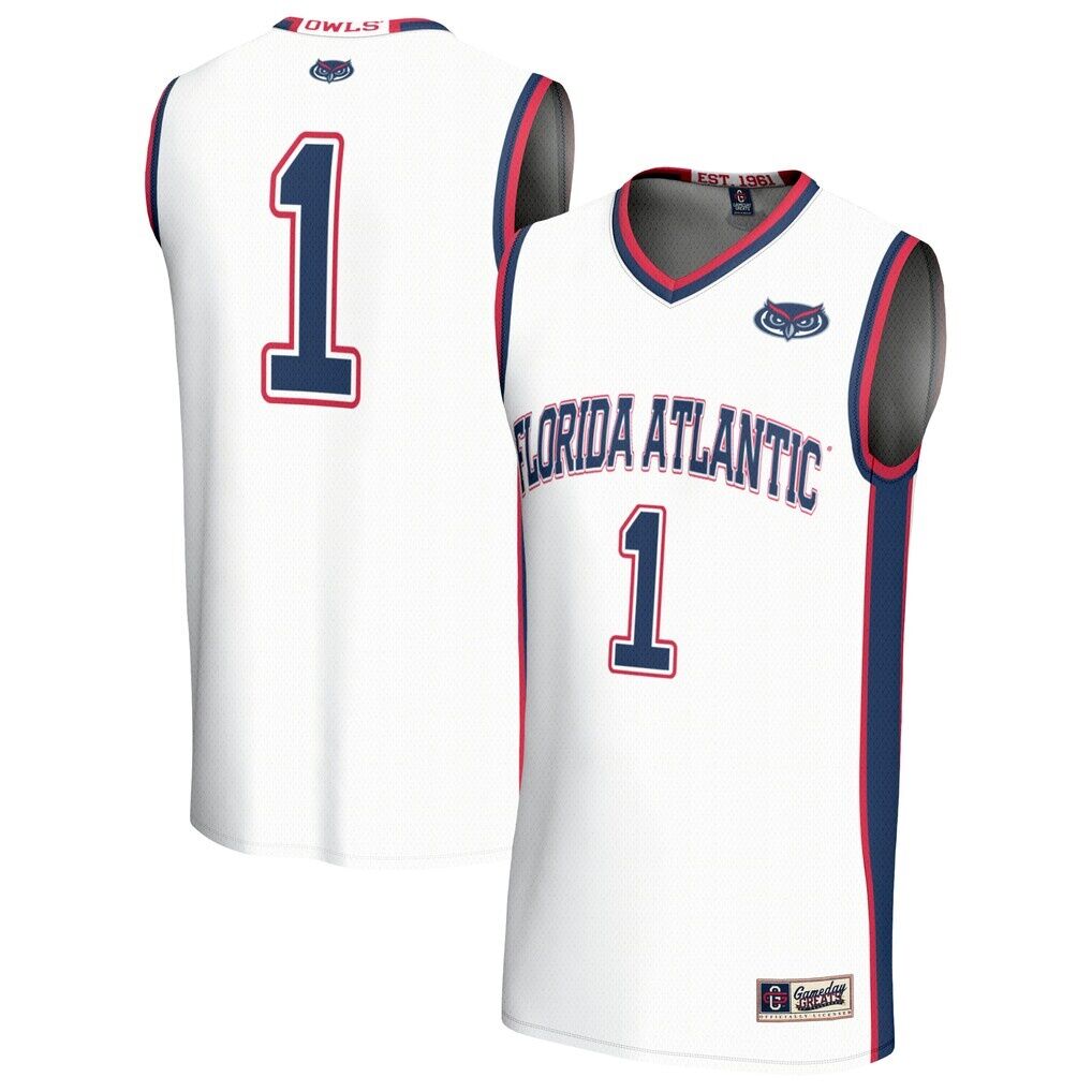 #1 Florida Atlantic Owls GameDay Greats Youth Lightweight Basketball Jersey