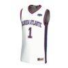 #1 Florida Atlantic Owls GameDay Greats Youth Lightweight Basketball Jersey - White - Side View