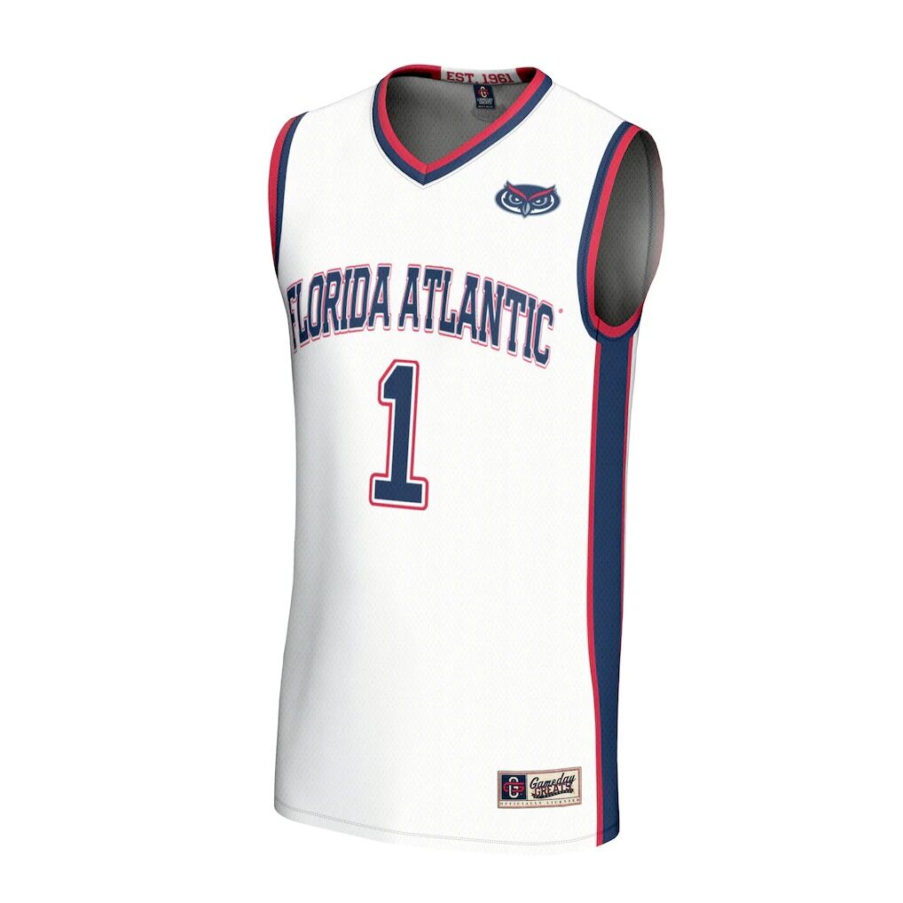#1 Florida Atlantic Owls GameDay Greats Youth Lightweight Basketball Jersey