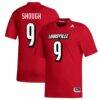Tyler Shough Louisville Cardinals adidas Replica Football Alumni Jersey - Red - Front View