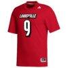 Tyler Shough Louisville Cardinals adidas Replica Football Alumni Jersey - Red - Side View