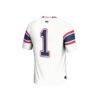 #1 Florida Atlantic Owls GameDay Greats Unisex Lightweight Football Jersey - White - Detail View