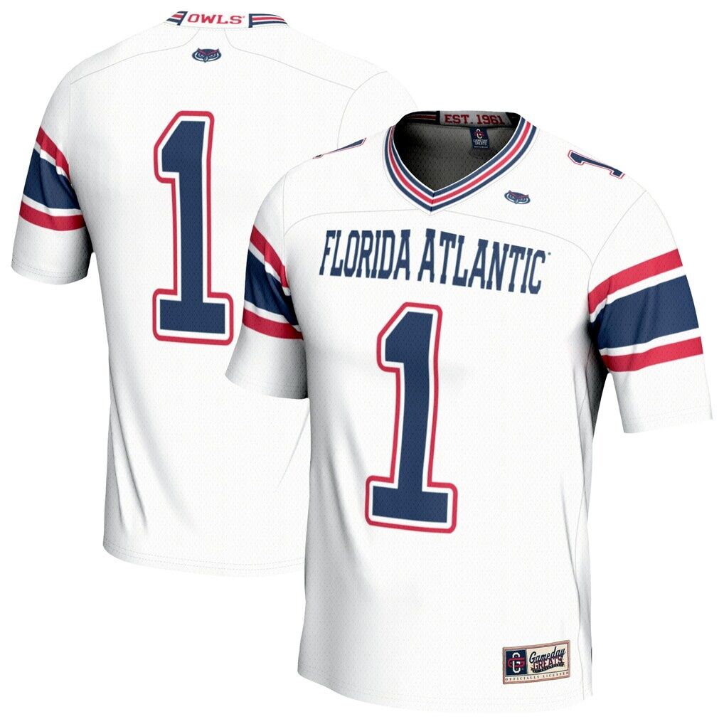 #1 Florida Atlantic Owls GameDay Greats Unisex Lightweight Football Jersey