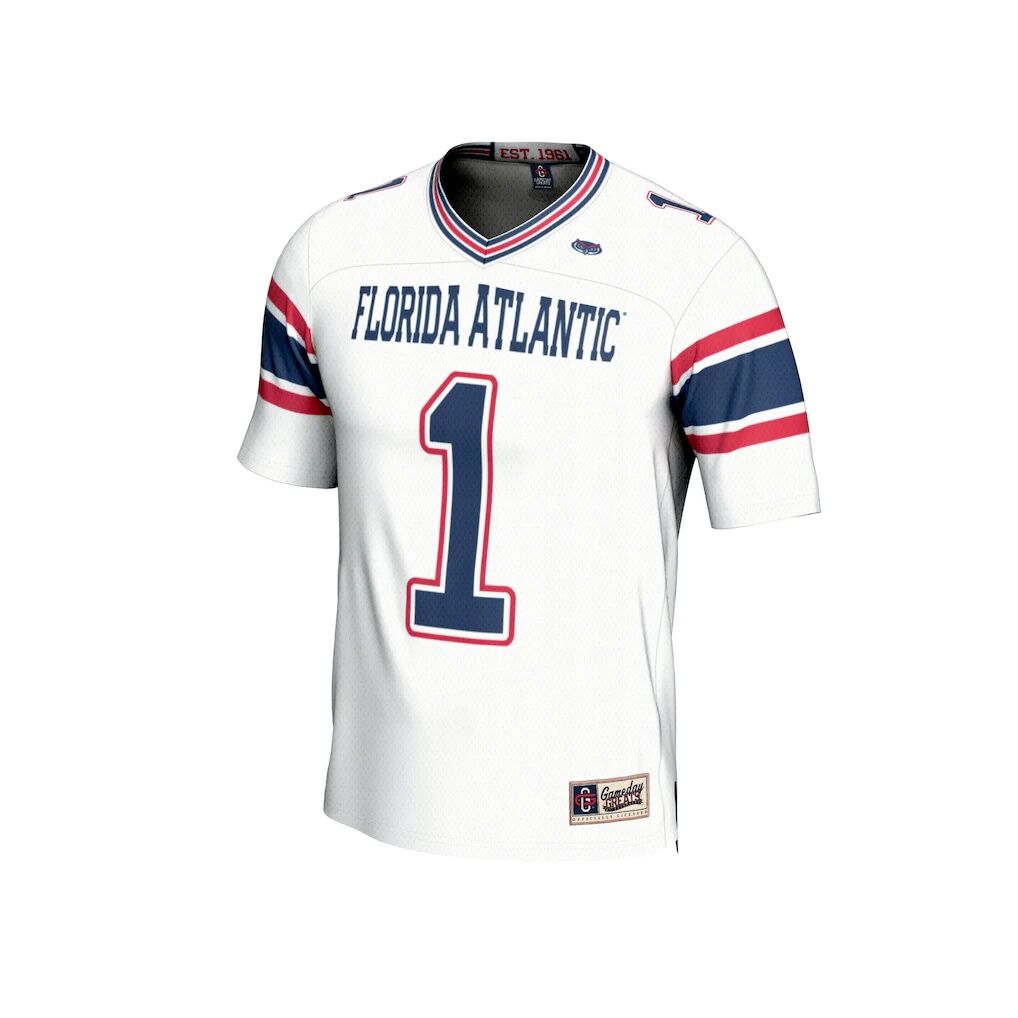 #1 Florida Atlantic Owls GameDay Greats Unisex Lightweight Football Jersey