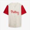 Philadelphia Phillies Profile Big & Tall Two-Color Fashion Jersey - - Side View