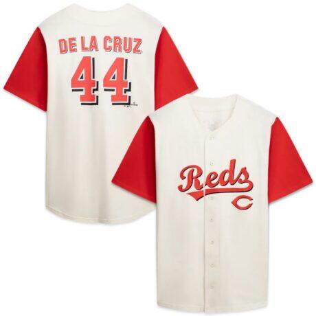 Cincinnati Reds Profile Big & Tall Two-Color Fashion Jersey - - Front View
