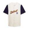 Detroit Tigers Profile Big & Tall Two-Color Fashion Jersey - - Side View