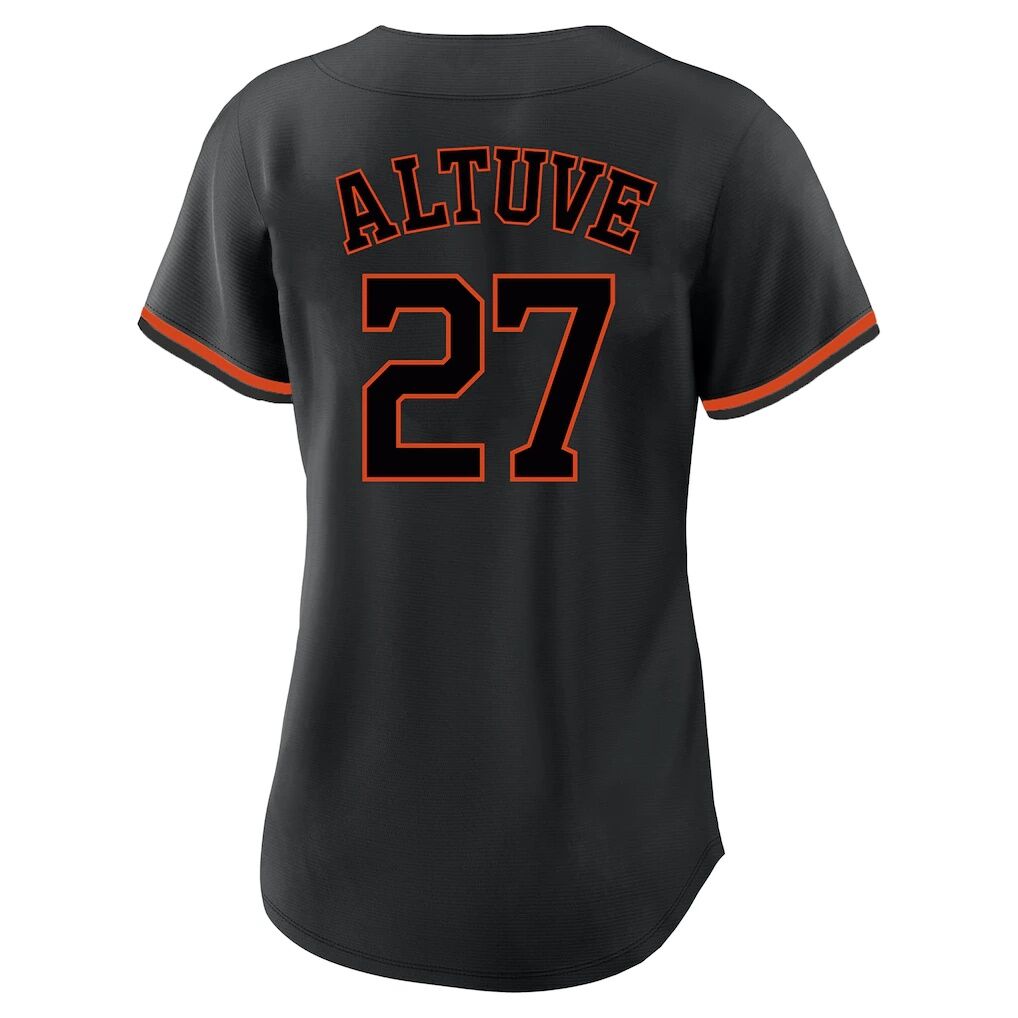 Jose Altuve Houston Astros Profile Women’s Plus Size Player Name & Number Fashion Jersey