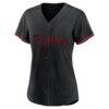 Bryce Harper Philadelphia Phillies Profile Women's Plus Size Player Name & Number Fashion Jersey - Black - Side View