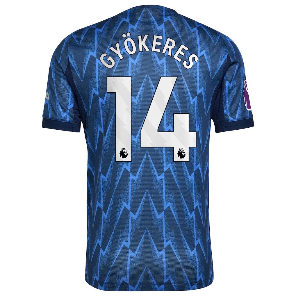 Viktor Gyökeres Arsenal adidas 2025/26 Away Authentic Player Jersey