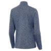 Club America Antigua Women's Master Quarter-Zip Pullover - Heather Navy - Detail View
