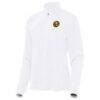 Club America Antigua Women's Master Quarter-Zip Pullover - White - Side View