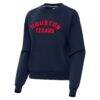 Houston Texans Antigua Women's Victory Sweatshirt - Navy - Side View