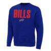 Buffalo Bills Antigua Victory Sweatshirt - Royal - Side View