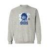 Diego Maradona Argentina National Team Vive La Fete D10S Sweatshirt - Gray - Front View