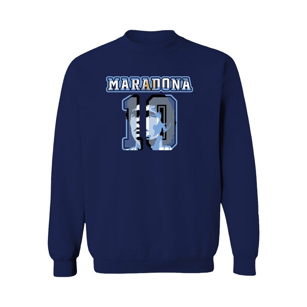 Diego Maradona Argentina National Team Vive La Fete Name & Number Sweatshirt