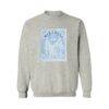Diego Maradona Argentina National Team Vive La Fete Vintage Stamp Sweatshirt - Gray - Front View