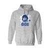 Diego Maradona Argentina National Team Vive La Fete D10S Hoodie - Gray - Front View