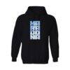 Diego Maradona Argentina National Team Vive La Fete Portrait Hoodie - Black - Front View