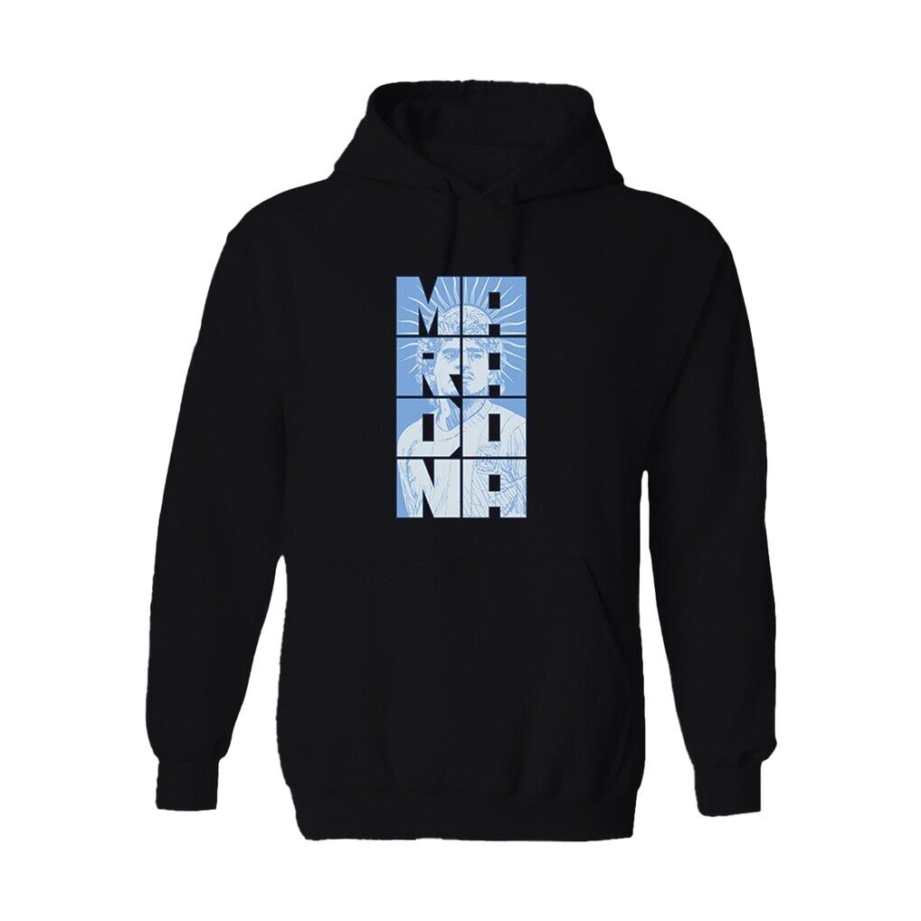Diego Maradona Argentina National Team Vive La Fete Portrait Hoodie