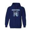 Diego Maradona Argentina National Team Vive La Fete Name & Number Hoodie - Navy - Front View