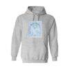 Diego Maradona Argentina National Team Vive La Fete Vintage Stamp Hoodie - Gray - Front View