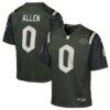 Braelon Allen New York Jets Nike Youth 2025 Rivalries Collection Game Jersey - - Front View