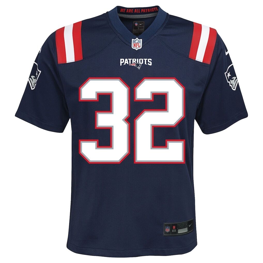 TreVeyon Henderson New England Patriots Nike Youth Team Game Jersey